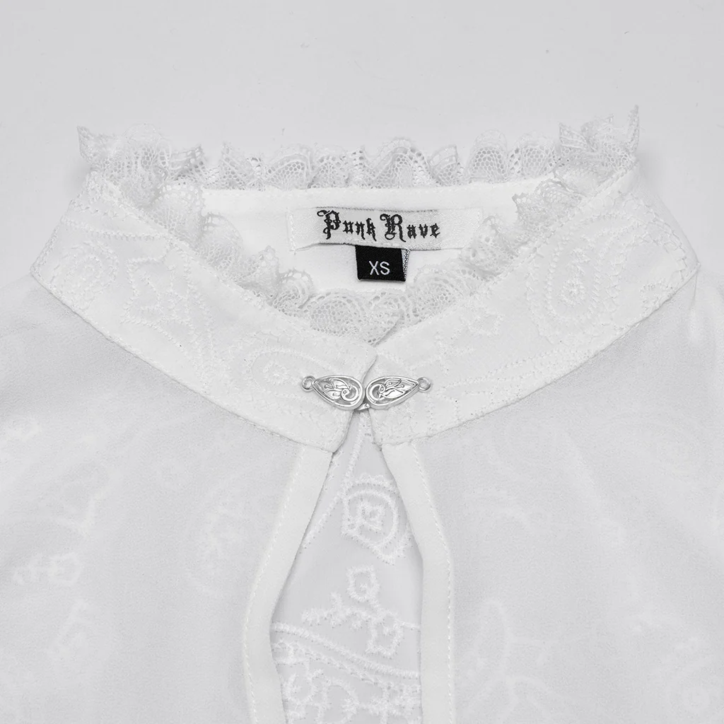 Gothic Gorgeous Chiffon Shirt - Image 8