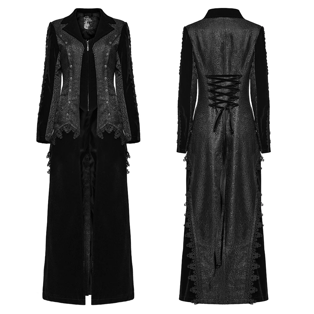 Gothic gorgeous countenance long coat - Image 6