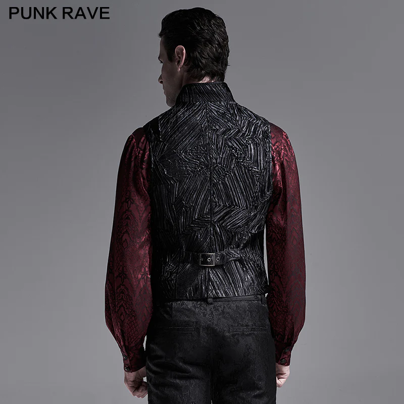Gothic Gorgeous Jacquard Short vest - Image 3