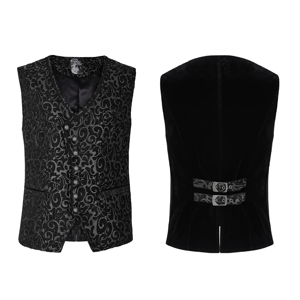 Gothic Gorgeous Jacquard Vest - Image 3