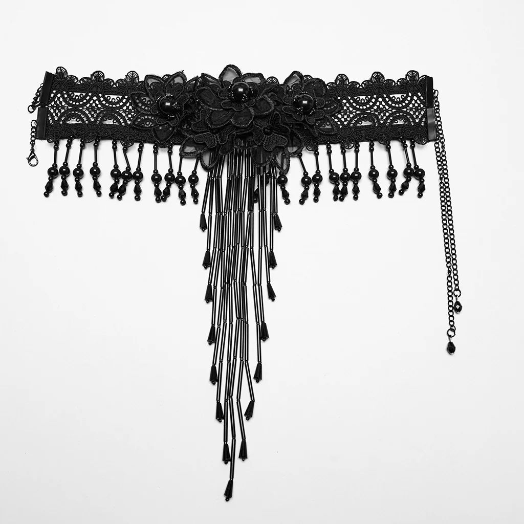 Gothic Gorgeous Long tassel Necklace - Image 6