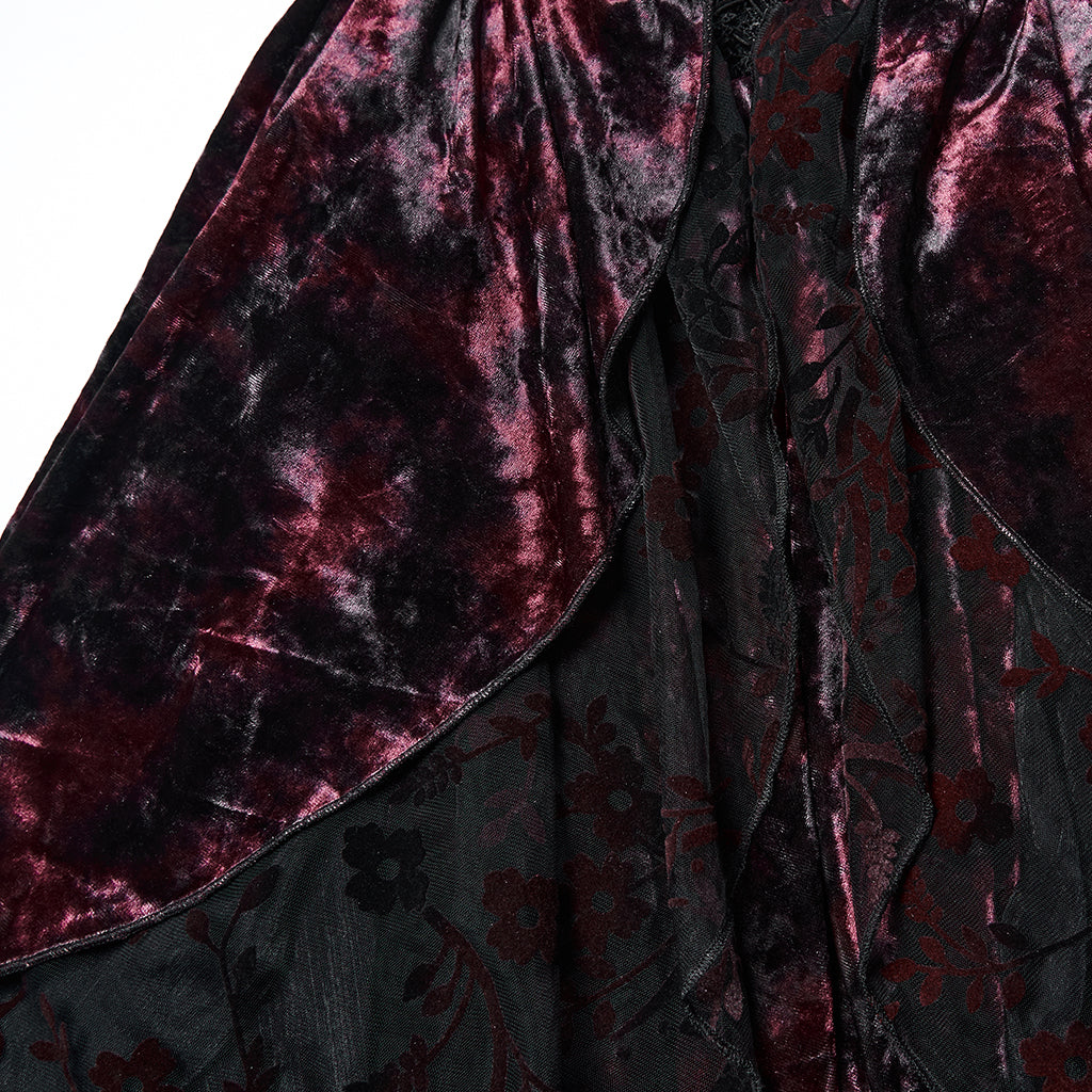 Gothic Hooded Layered Dress - Image 15