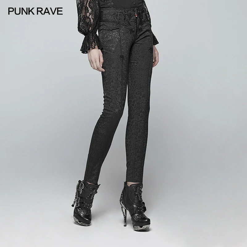 Gothic Jacquard Trousers - Image 2