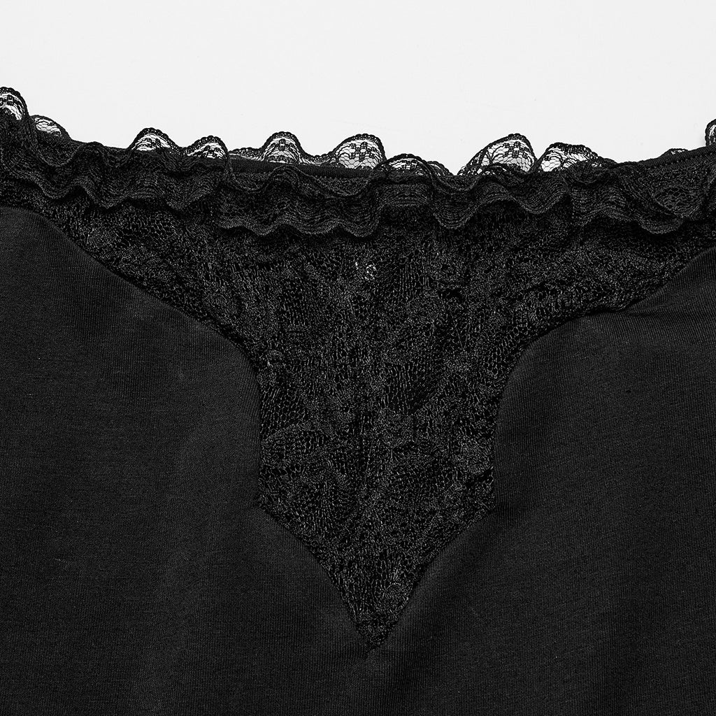 Gothic off shoulder lace corp Top - Image 6