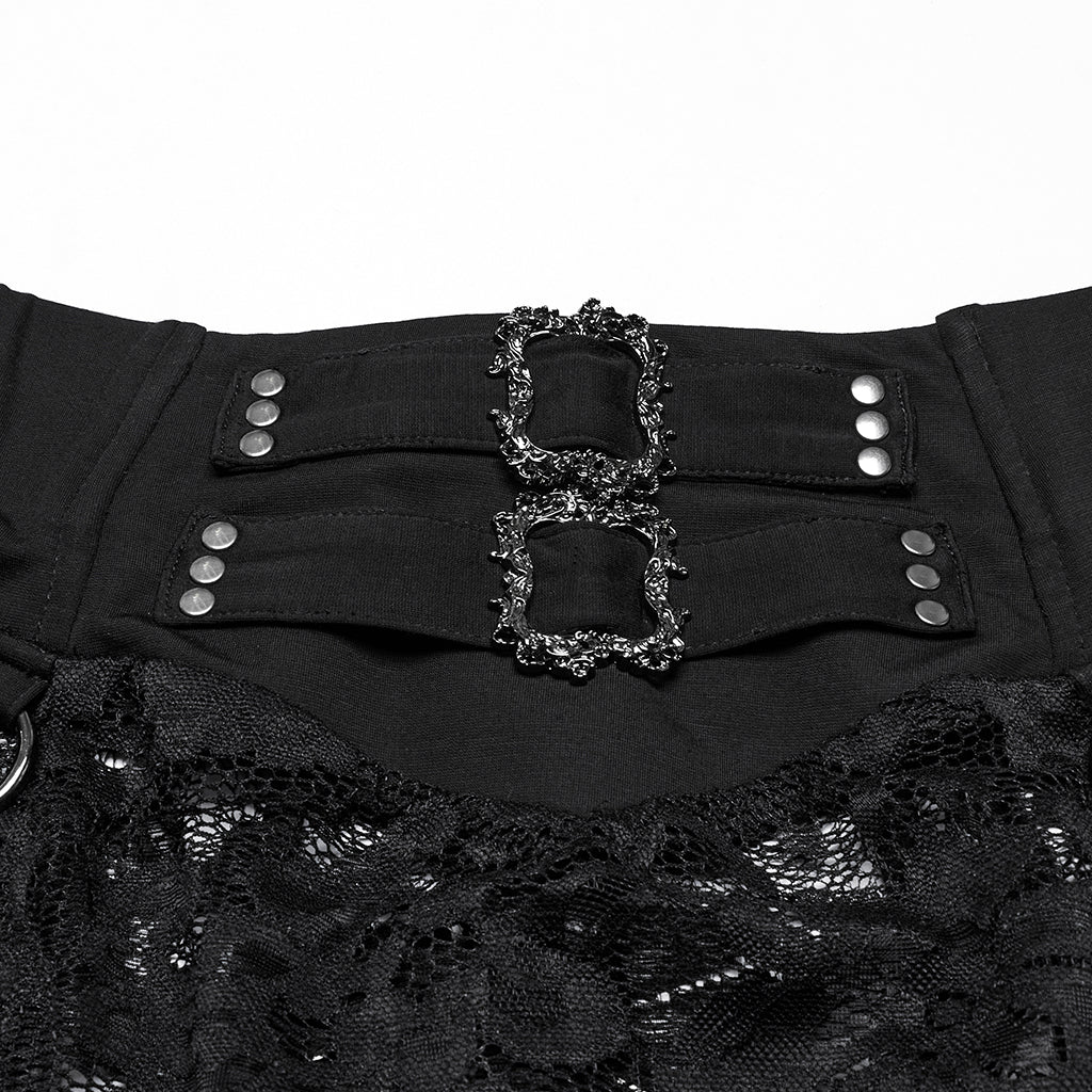 Gothic lace split skirt - Image 7