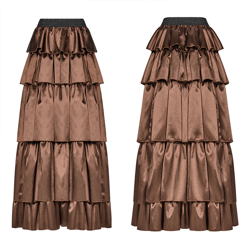 Gothic Multi Layered Dress With Elastic Band - Image 10