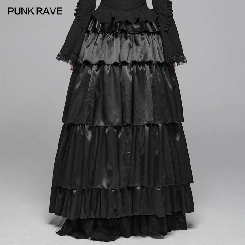 Gothic Multi Layered Dress With Elastic Band - Image 3