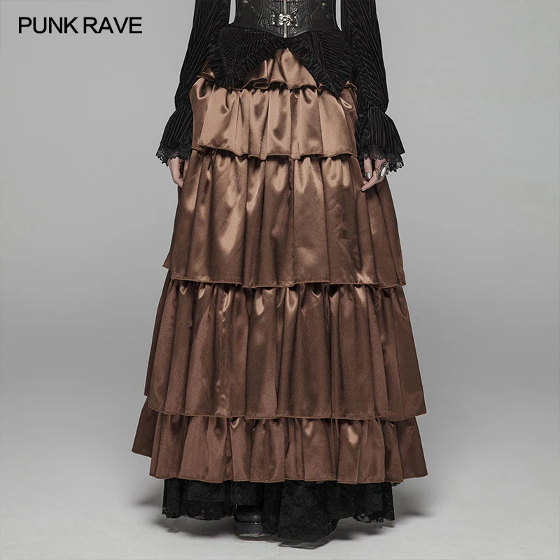 Gothic Multi Layered Dress With Elastic Band - Image 7