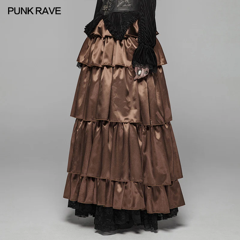 Gothic Multi Layered Dress With Elastic Band - Image 8