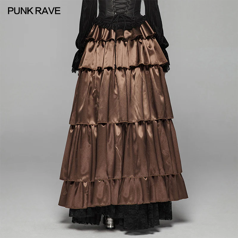 Gothic Multi Layered Dress With Elastic Band - Image 9