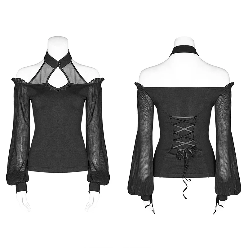 Gothic mysterious soul long sleeve T-shirt - Image 4
