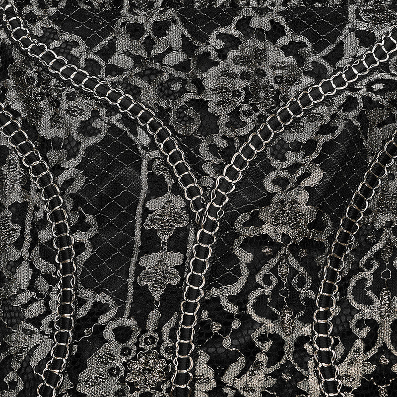 Gothic Mystery off shoulder Dress - Image 5