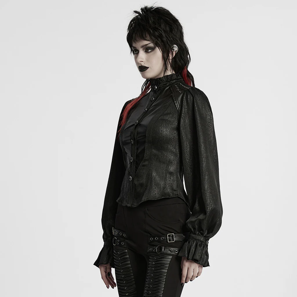 Gothic patterned shirt - Image 3