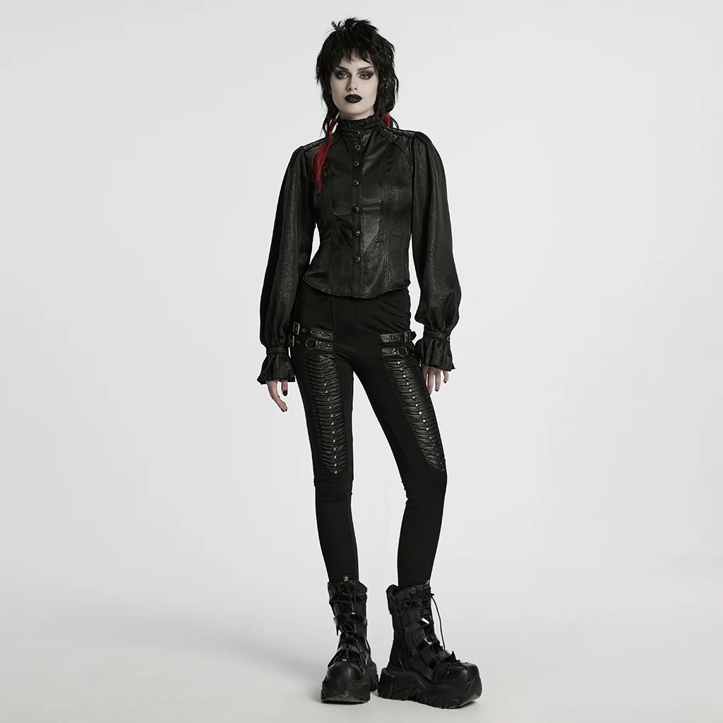 Gothic patterned shirt - Image 5