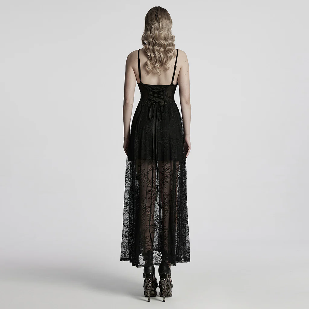 Gothic sexy lace dress - Image 4