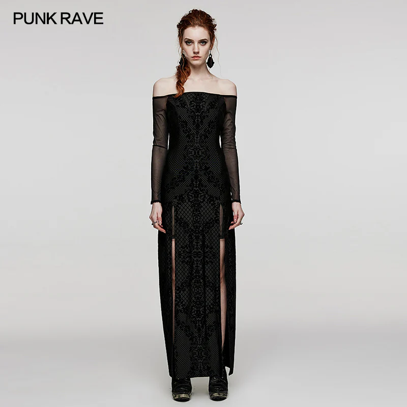 Gothic Sexy Split Dress