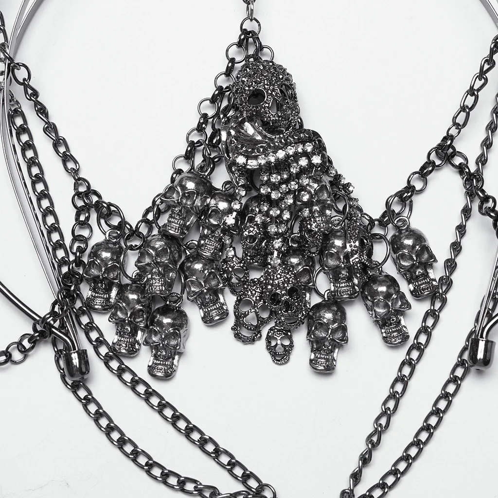 Gothic Skull Chain Crown - Image 4