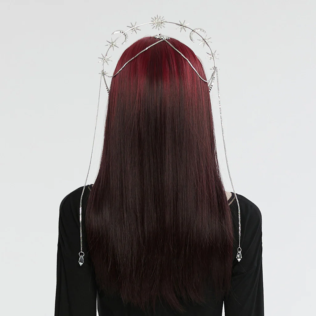 Gothic Star Moon Sun Headwear - Image 6