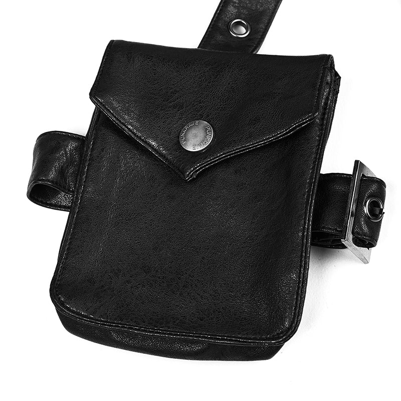 Handsome Punk Vest With Removable Bag - Image 5