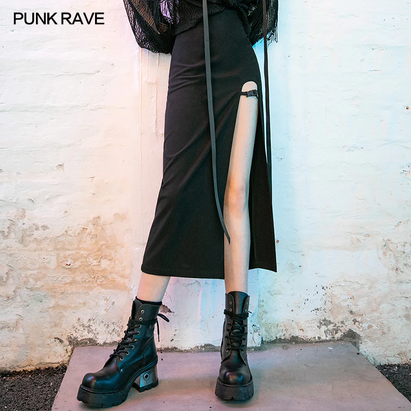 High-waisted sexy medium-length skirt - Image 2
