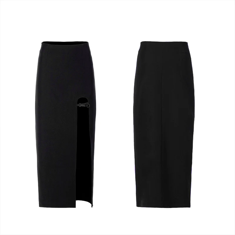 High-waisted sexy medium-length skirt - Image 4