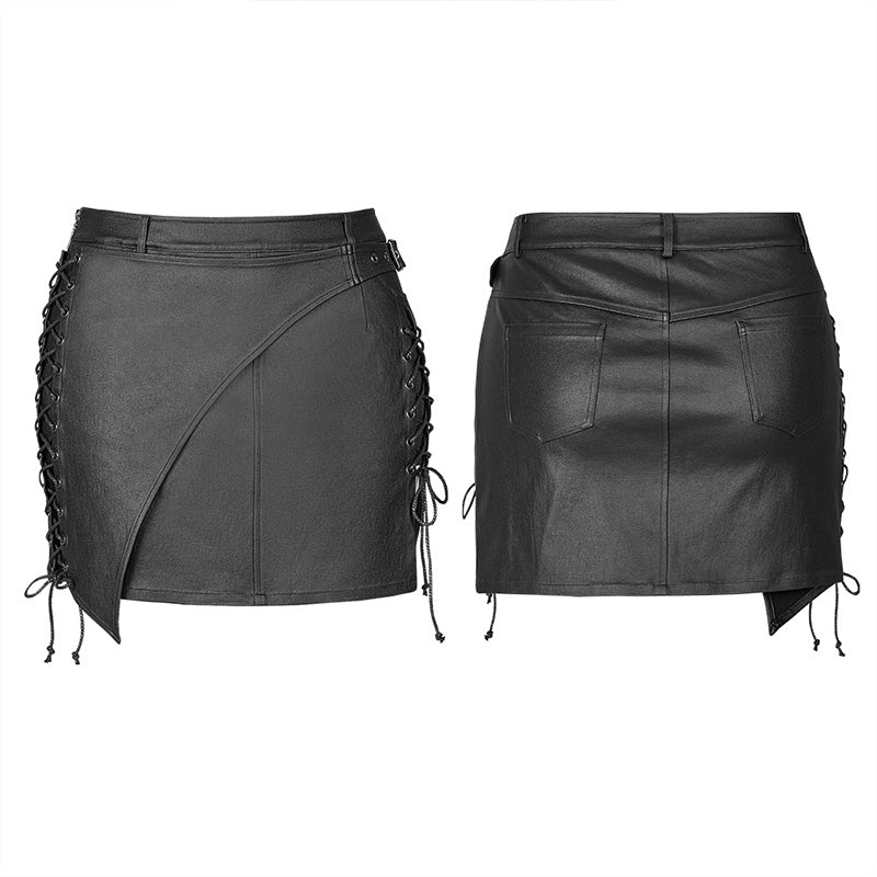 Irregular Steampunk Half Skirt - Image 4