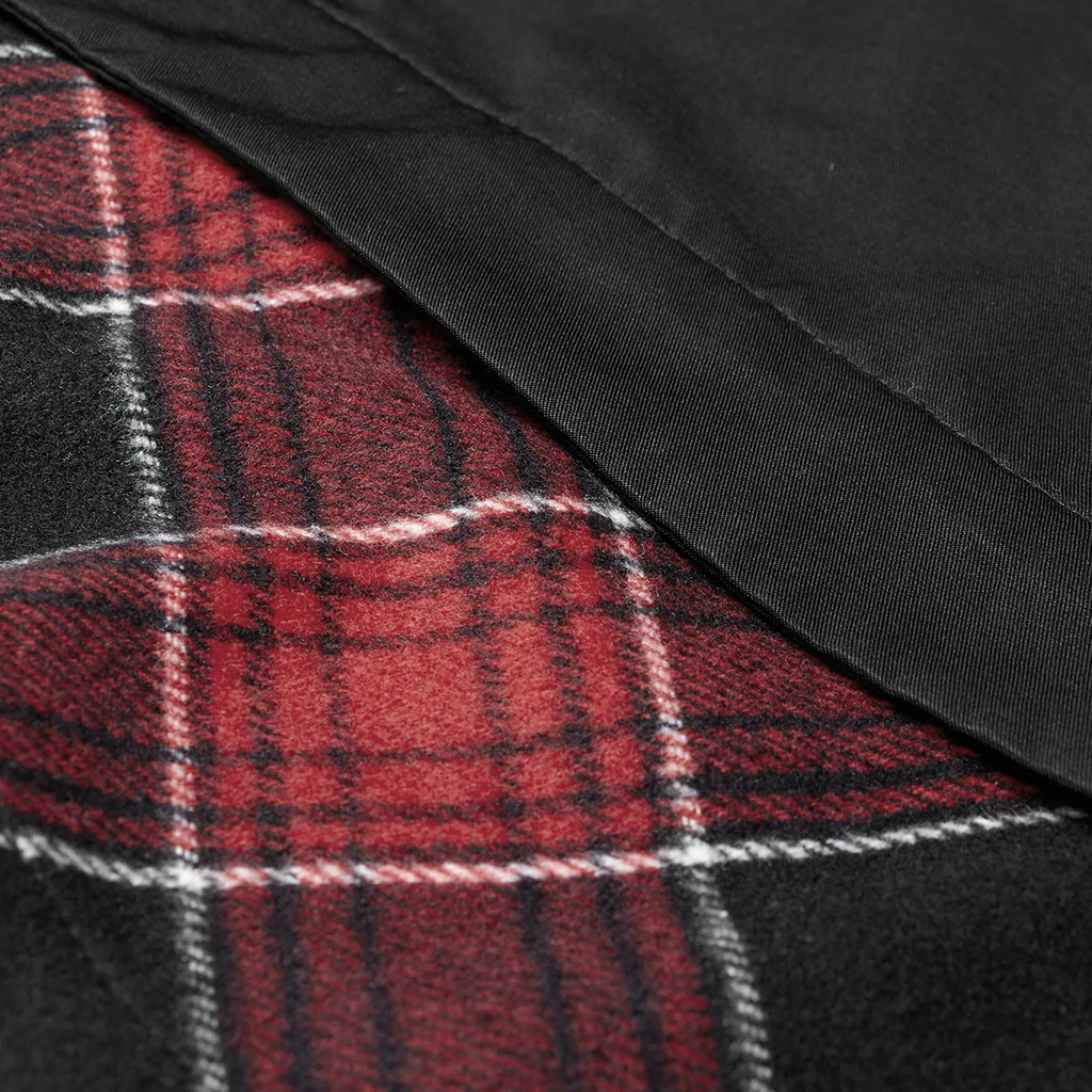 Lattice stitching Long jacket (with Waistline) - Image 4