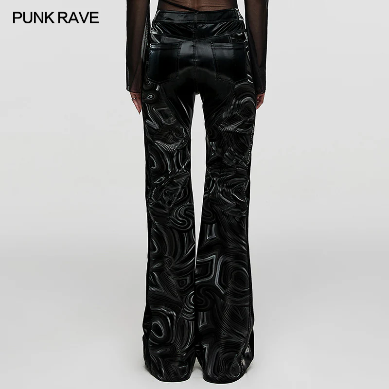 Leather Flared Pants - Image 3