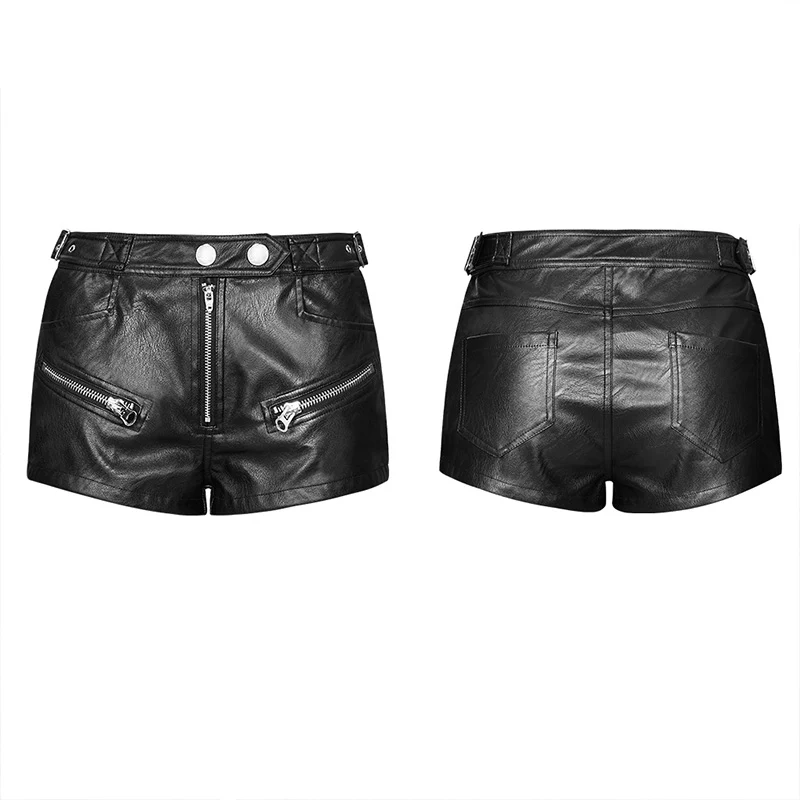 Locomotive Handsome PU leather Shorts - Image 4