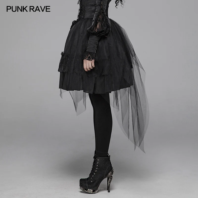 Lolita Butterfly Mesh Half Skirt - Image 2
