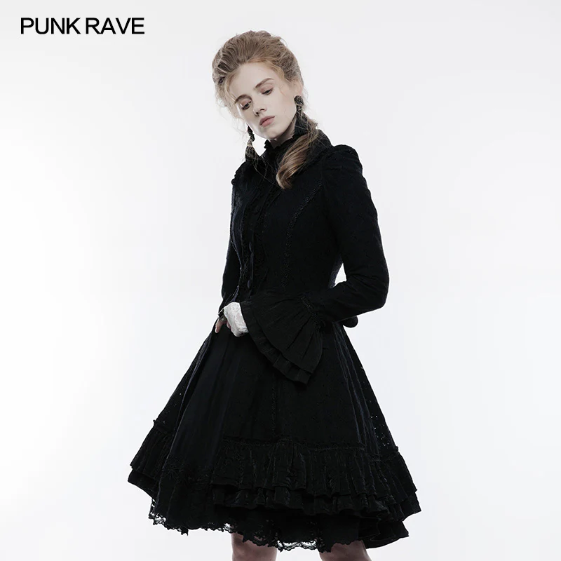 Lolita Lace Overcoat Gothic Coat For Women - Image 2