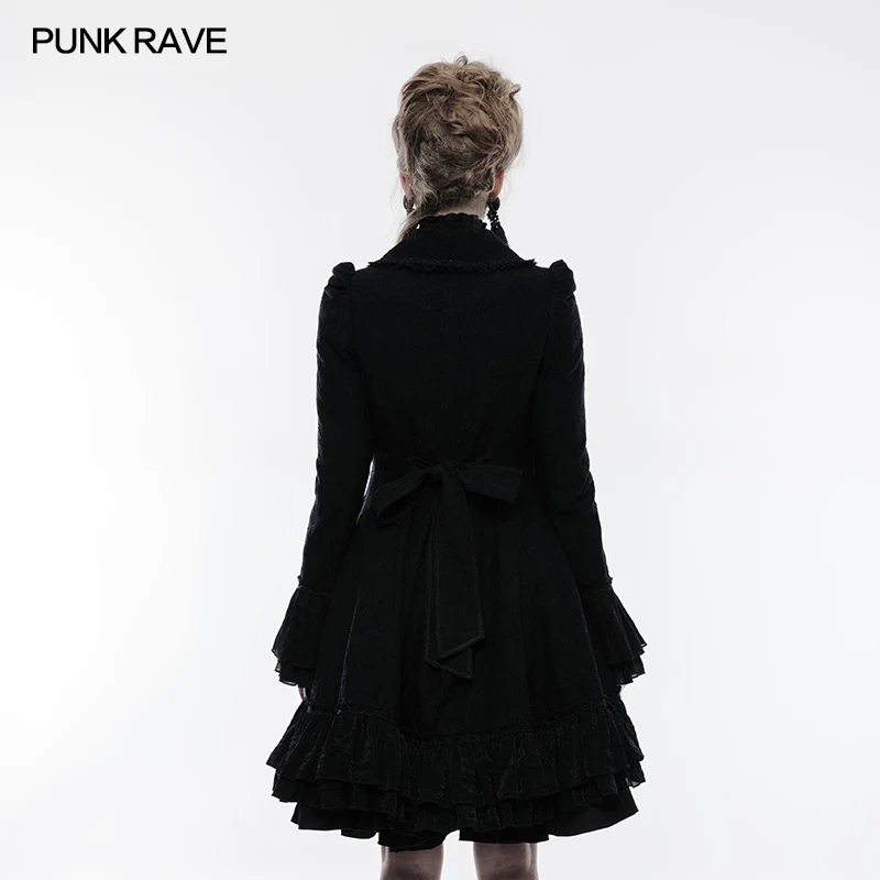 Lolita Lace Overcoat Gothic Coat For Women - Image 3