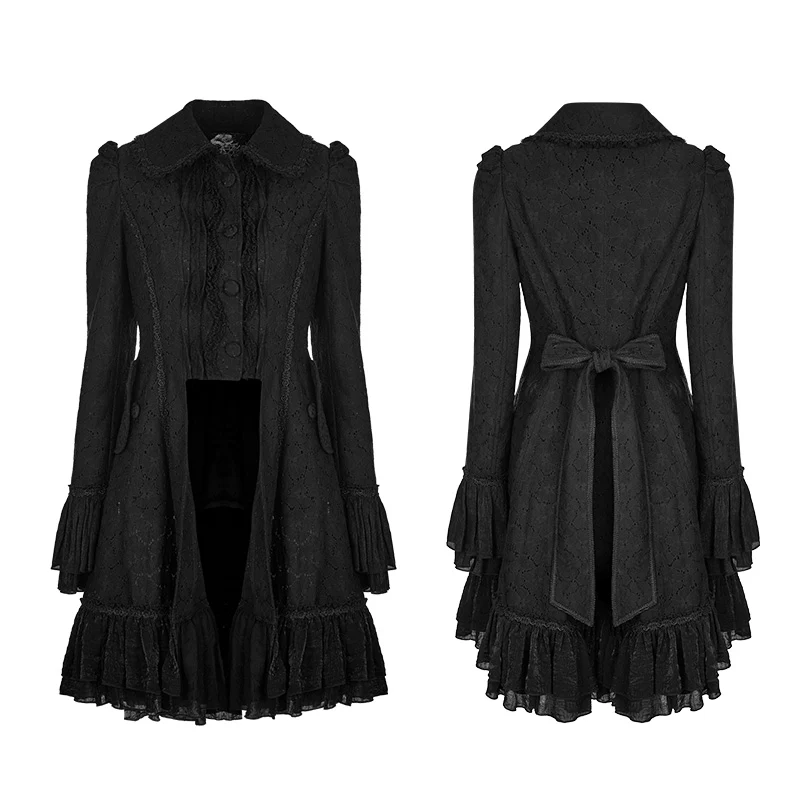 Lolita Lace Overcoat Gothic Coat For Women - Image 4