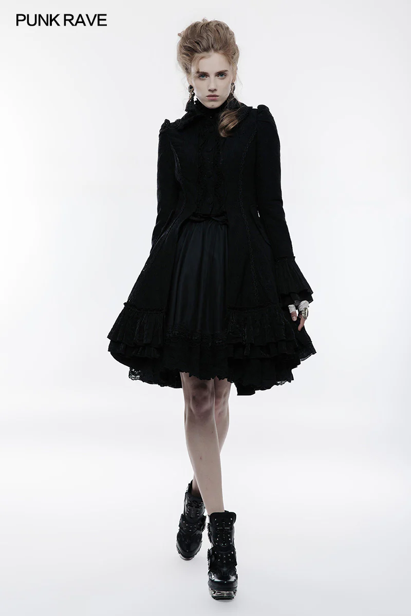 Lolita Lace Overcoat Gothic Coat For Women - Image 6