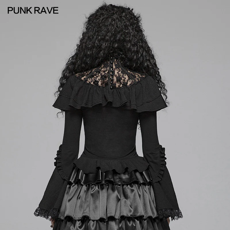 Lolita Lace Turtleneck Long Sleeve T-shirt - Image 3