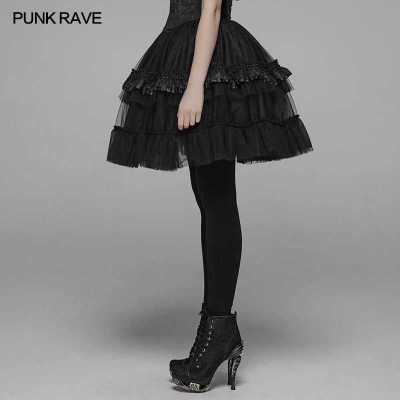 Lolita Short Tulle Tutu Half Skirt For Women - Image 2