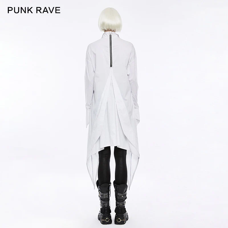 Loose Comfortable Cotton Gothic Shirt Dress - Image 8
