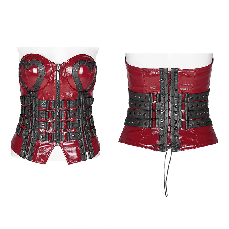Love and Imprisonment Heavy Metal Heart-Shaped Corset - Image 9