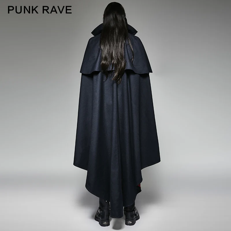 Luxury Gothic Trench Coats With Pattern Like Vampire Count Cape - Image 3
