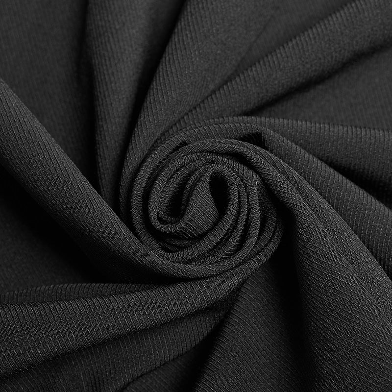 Men Dark Victorian Standing Collar Loose Ruffle Long Sleeve Shirt - Image 5