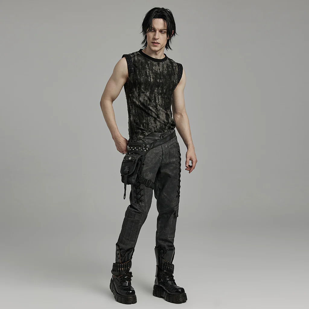 Men's Decorative PUNK Pants - Image 7