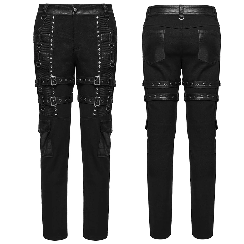 Metal punk stretch pants - Image 6