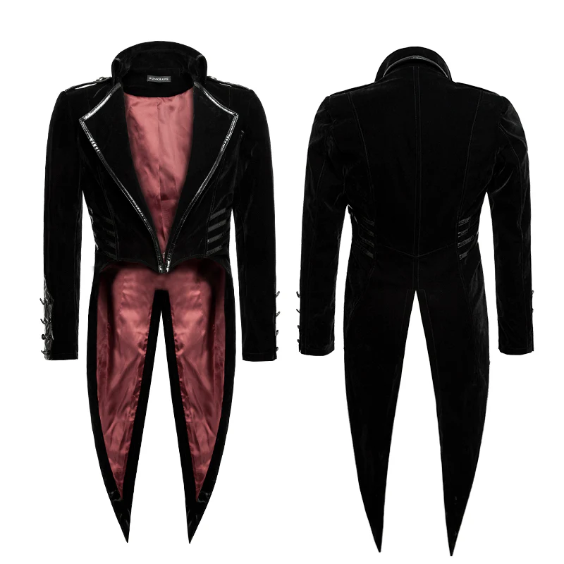 Military Gorgeous Swallow-tail Gothic Jackets - Image 4