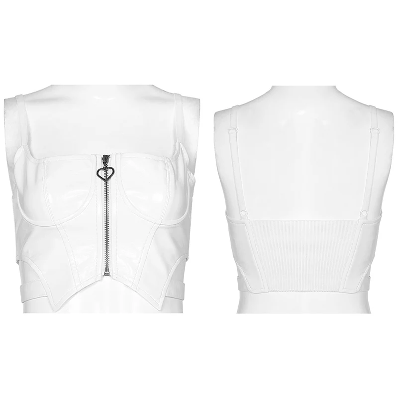 "Millennium E-Worm" half-breast cup hollow Top - Image 14