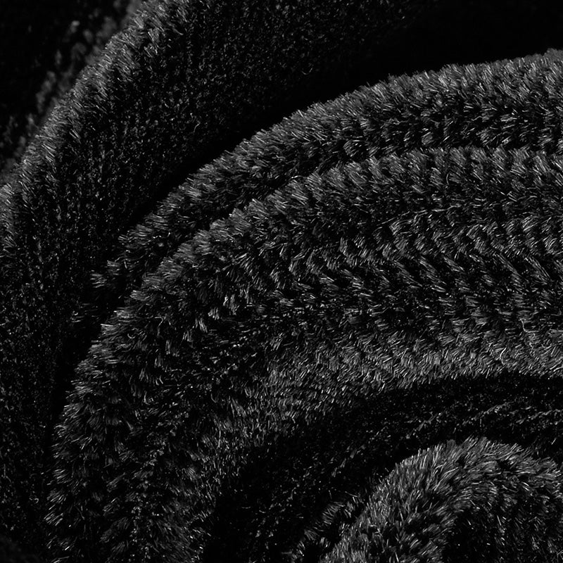 Mysterious Velvet Hooded Gothic Coat With Independent Waist Loops - Image 5