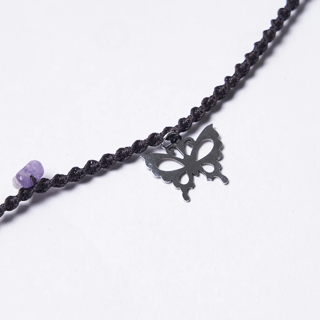 Natural Crystal Woven Necklace - Image 11