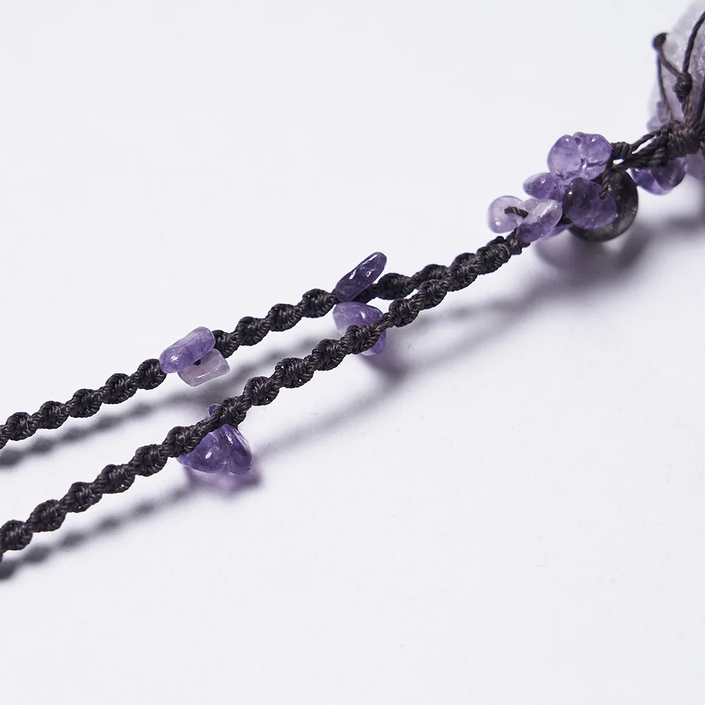 Natural Crystal Woven Necklace - Image 12