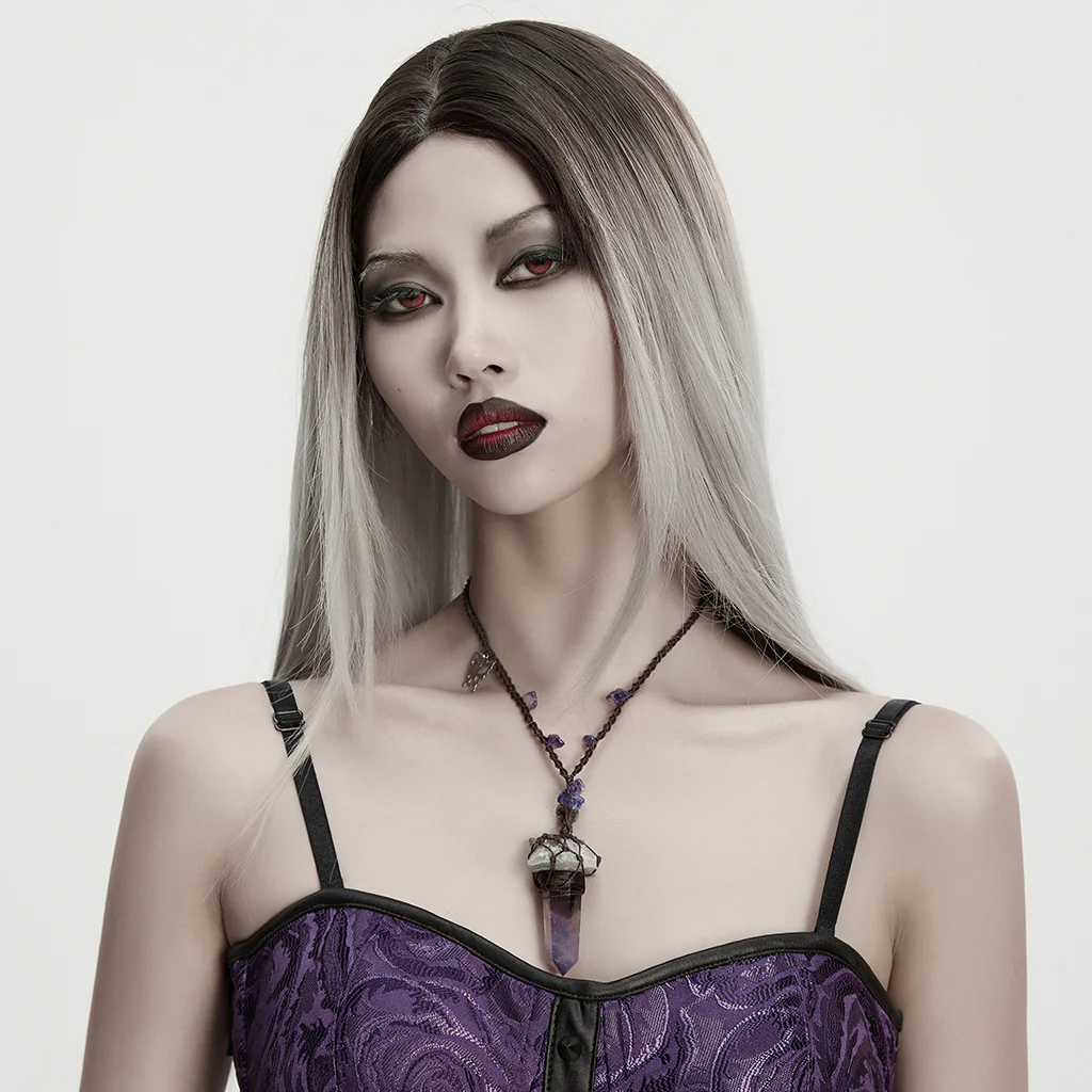 Natural Crystal Woven Necklace - Image 2