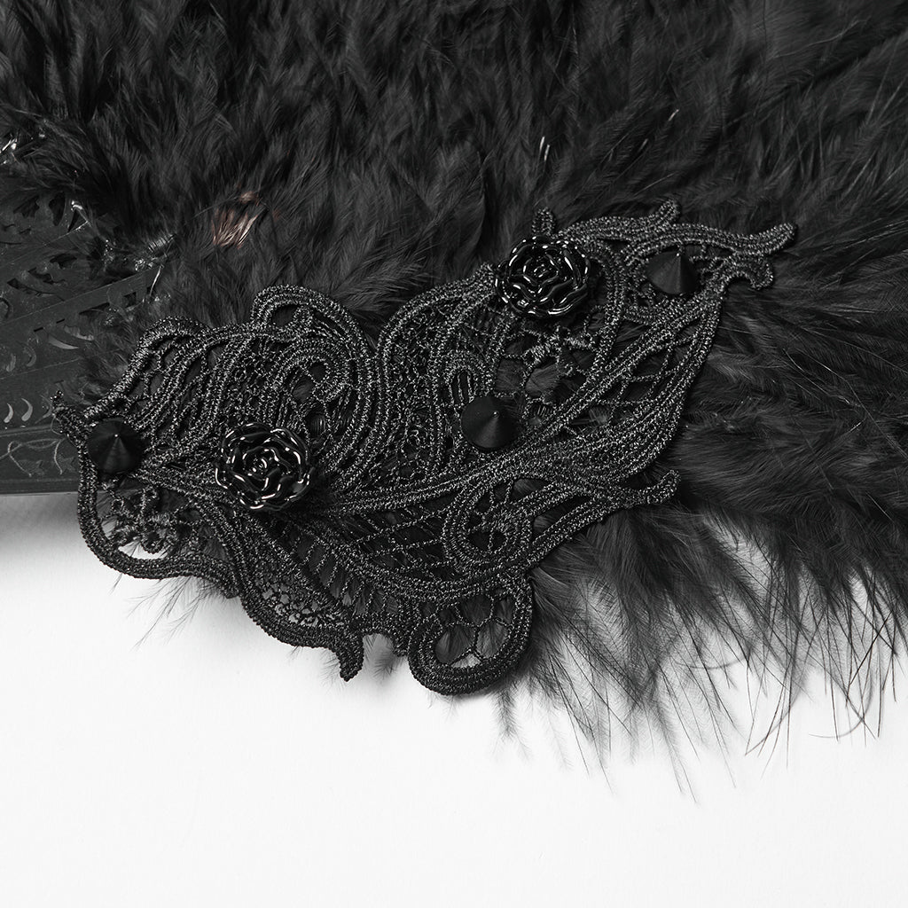 New Chinese Style Feather Fan - Image 9