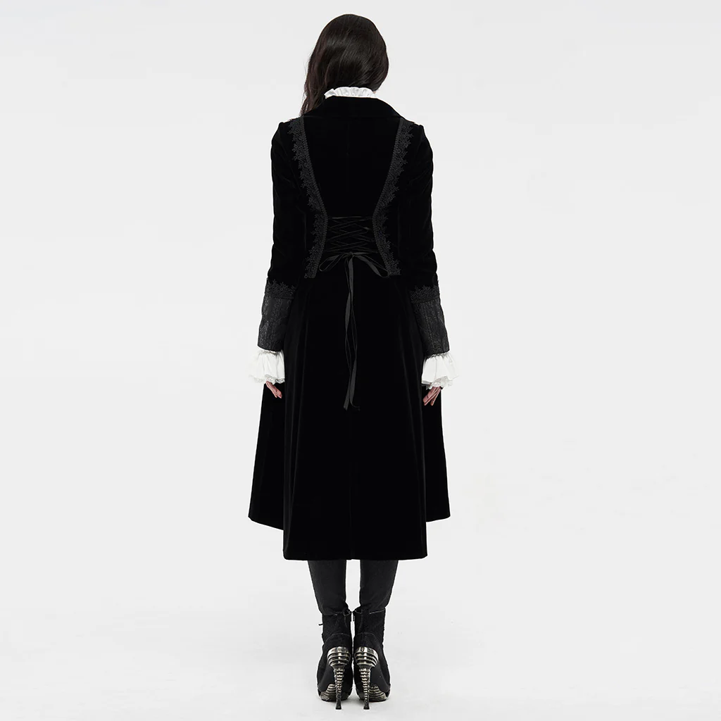 Noble Gothic Vampire Coat - Image 4